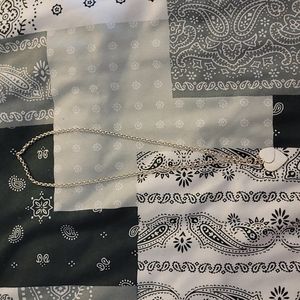 Sterling silver heart necklace